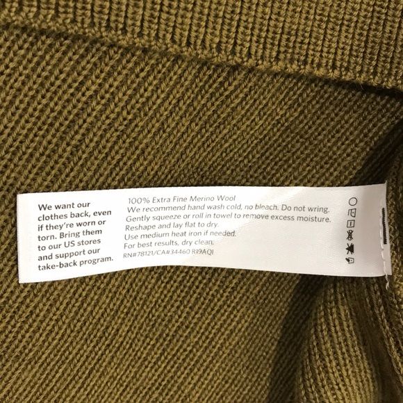 🎁 Eileen Fisher Merino Wool High/low Top - Picture 8 of 9